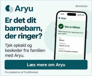 Annonce for Aryu. Er det dit barnebarn, der ringer? Tjek opkald og beskeder fra familien. Fra skaberne af FindMarked. Læs mere om Aryu.